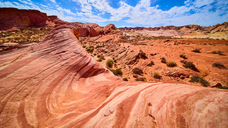 Valley of Fire State Park fire wave