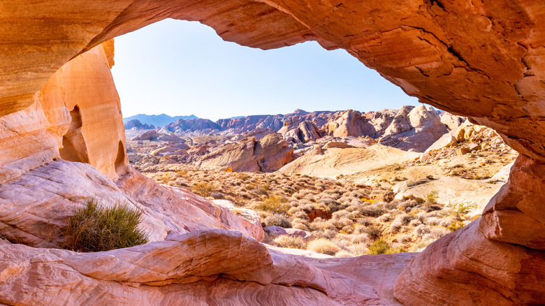 Fire Cave on the Seven Wonders Loop in Valley of Fire