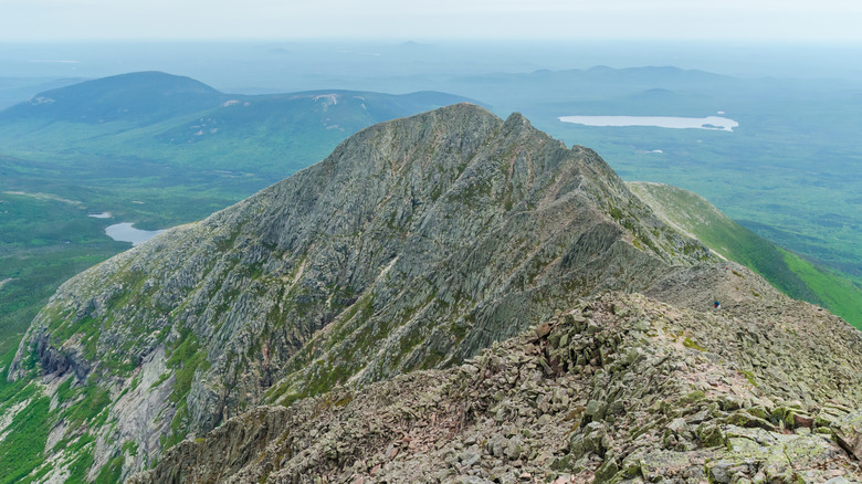 A view of the Knife's Edge, Mount Katahdin, Maine