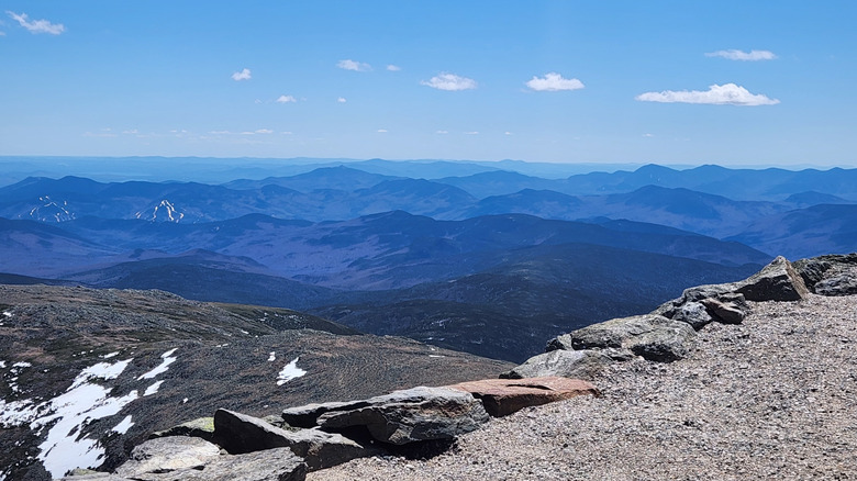 A view from near the summit of Mount Washington, New Hampshire