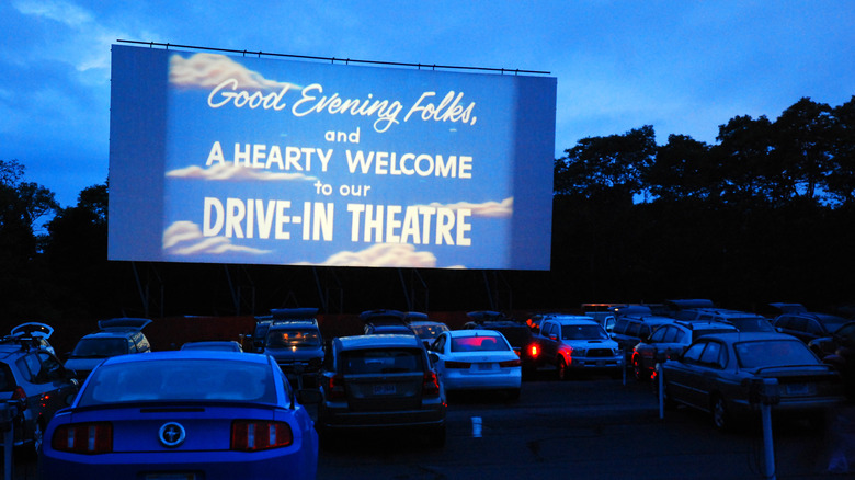 Drive-in movie in Massachusetts