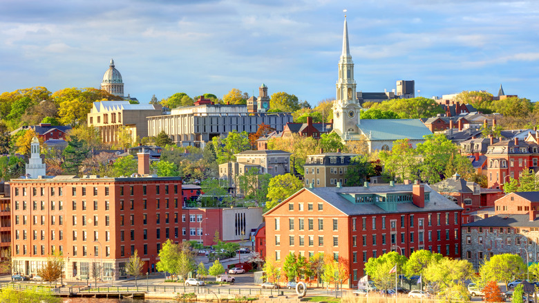 Cityscape of Providence, Rhode Island