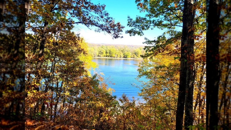 River Highlands State Park in the fall