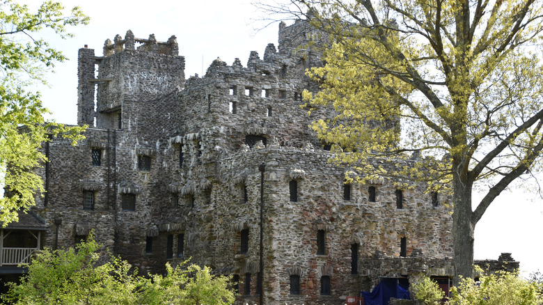 The towering ruins of Gillette Castle in Conneticut