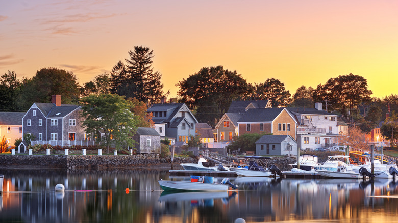 Portsmouth, NH at dusk