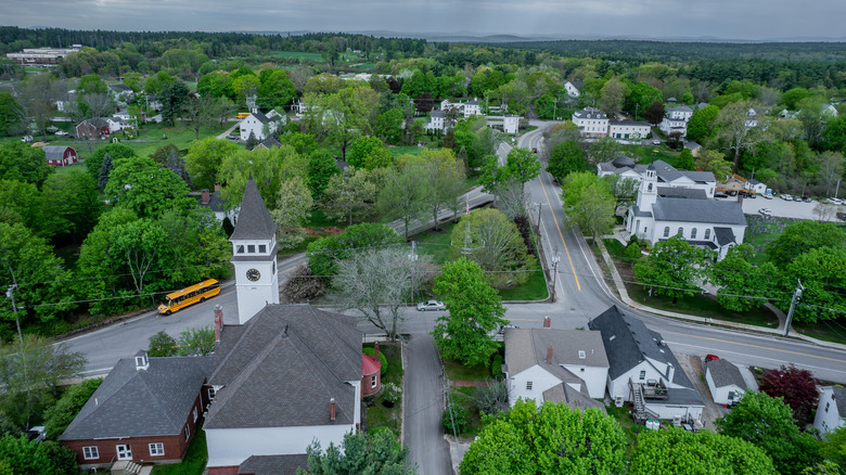 Aerial view of Hollis, NH