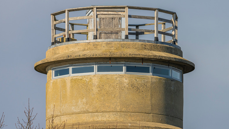 The roof deck of the Pulpit Rock Tower in Rye, New Hampshire