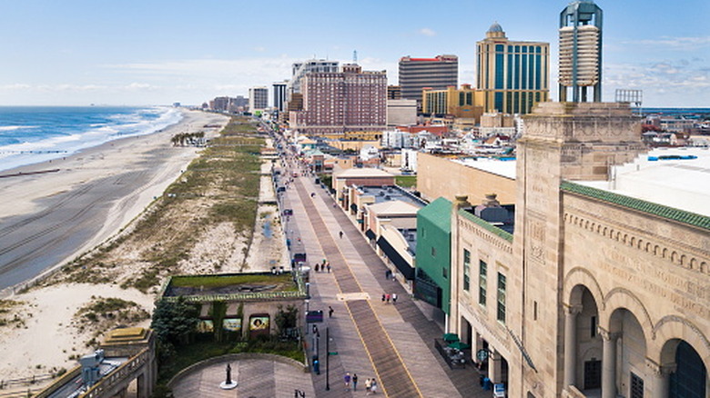 New Jersey's Atlantic City boardwalk
