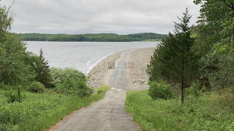 trail in Merrill Creek Reservoir, New Jersey