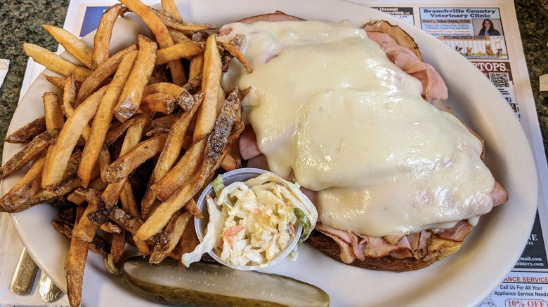 A meal in Victoria Diner in Branchville, NJ