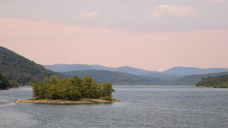 Sunset over the Wanaque Reservoir