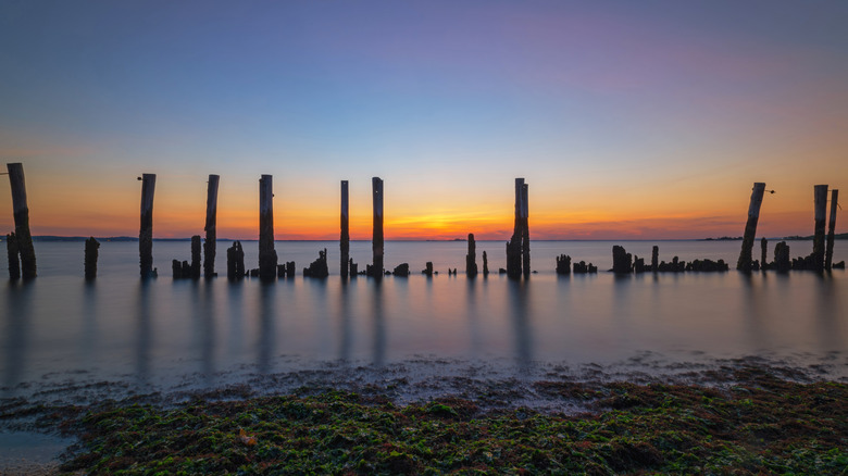 Sunset at Sandy Hook Beach