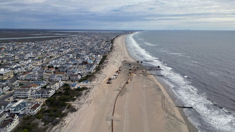 Aerial view of Sea Isle City, New Jersey