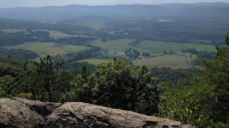 A view of Wawayanda State Park from Wawayanda Mountain in the Highlands region of New Jersey