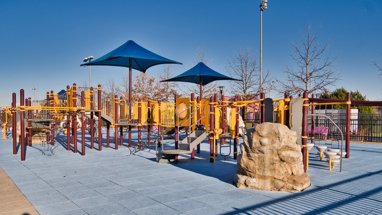 Playground at Berry Lane Park in Bergen-Lafayette