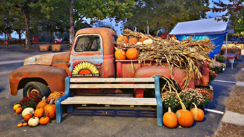 Johnson's Corner Farm pumpkin truck