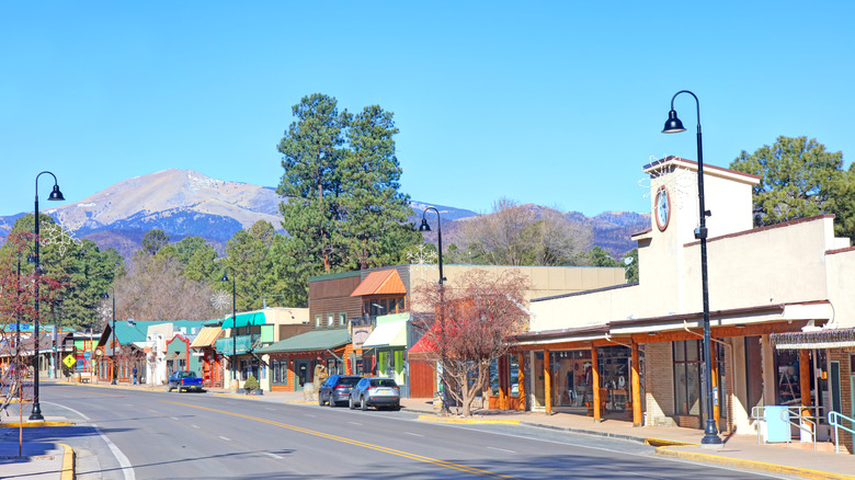 Main street in Ruidoso, New Mexico