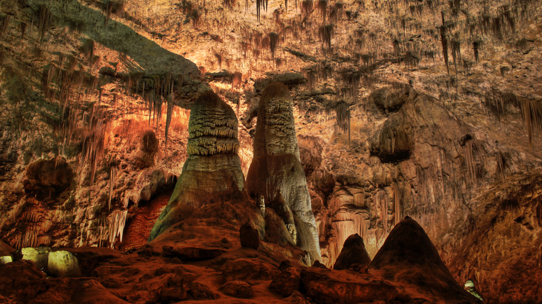 Rock formations in Carlsbad Caverns National Park, New Mexico