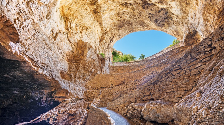 Carlsbad Caverns National Park, New Mexico, at its entrance