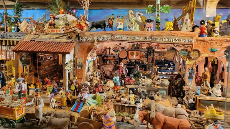 An interior display of the Tinkertown Museum