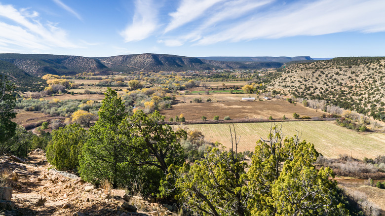 Overlook of Villanueva State Park, Villanueva, NM, USA