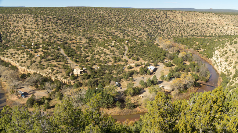 Overlook of Villanueva State Park Campground, Villanueva, NM, USA