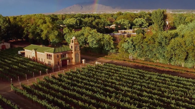 Casa Rondeña Winery tasting room and vineyards in Los Ranchos de Albuquerque