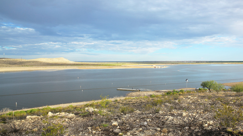 Lake at Brantley Lake State Park in New Mexico
