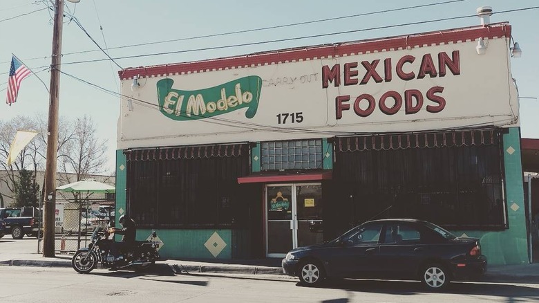 El Modelo Mexican Foods restaurant in the Barelas neighborhood in Albuquerque, New Mexico
