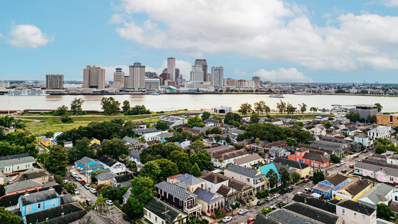 View of Downtown New Orleans from Algiers Point