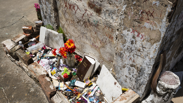 Tomb of Marie Laveau at St. Louis Cemetery No. 1
