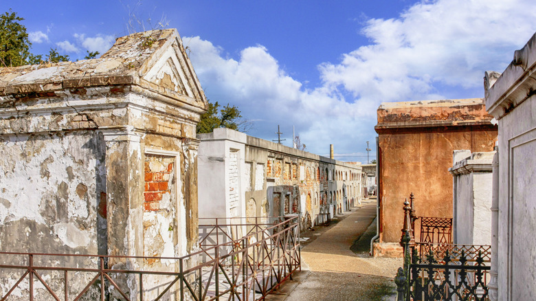 Above ground tombs at St. Louis Cemetery No. 1