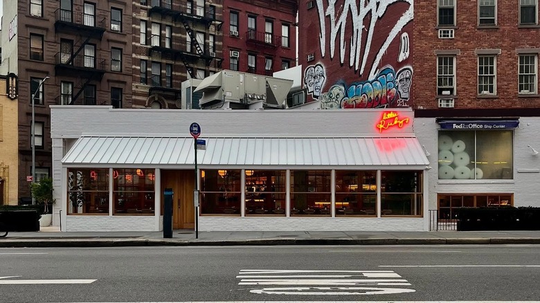 Exterior of Little Ruby's in the West Village, NYC