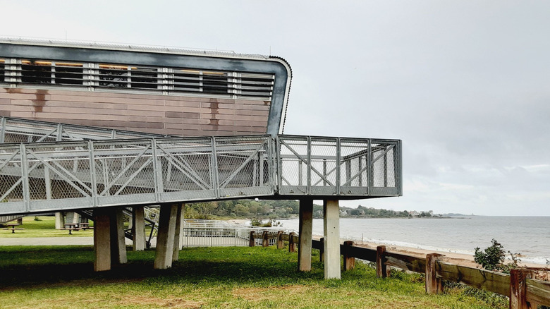 Wolfe Pond Beach near New Dorp in Staten Island, NY