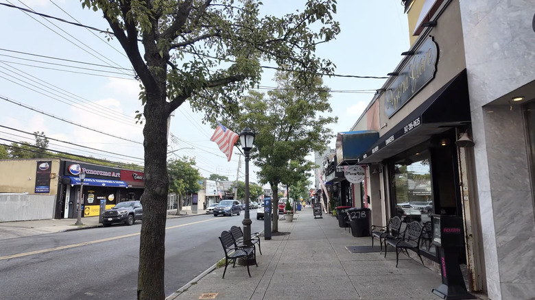 Walkable streets of New Dorp, New York