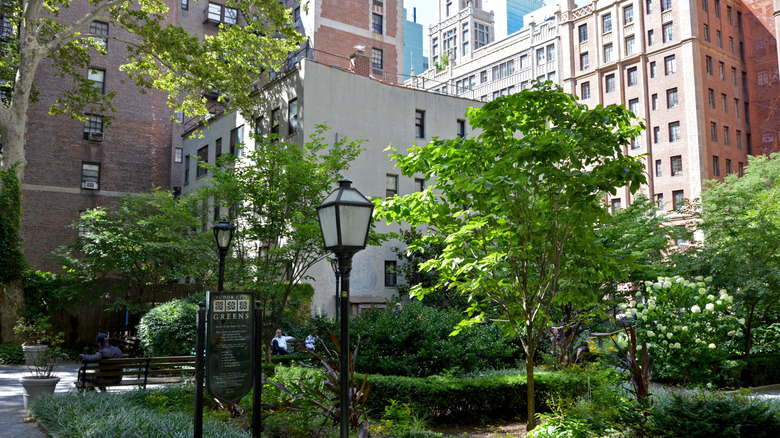 View of the Tudor City Greens