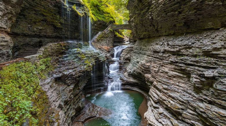 Waterfalls in Watkins Glen State Park, New York