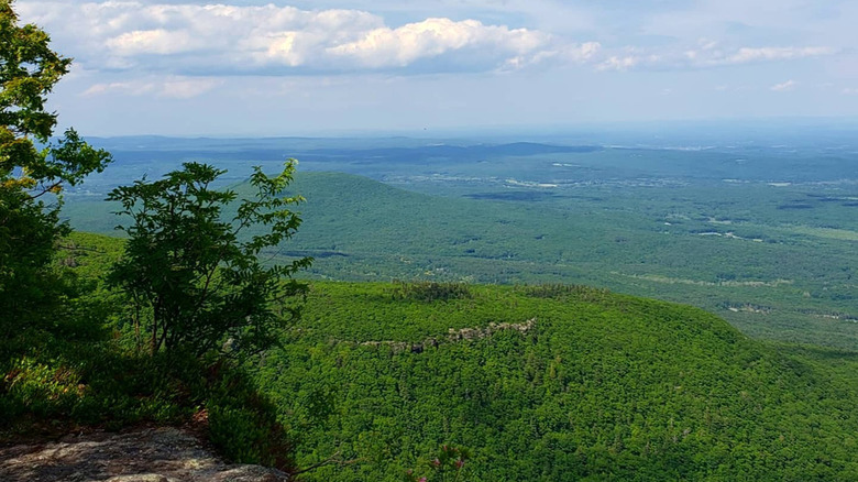 The view from Artists Rock in the Catskill Mountains, New York