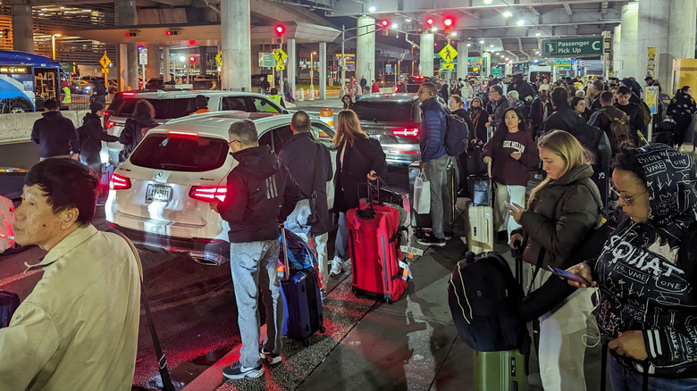 Curbside pickup at JFK airport