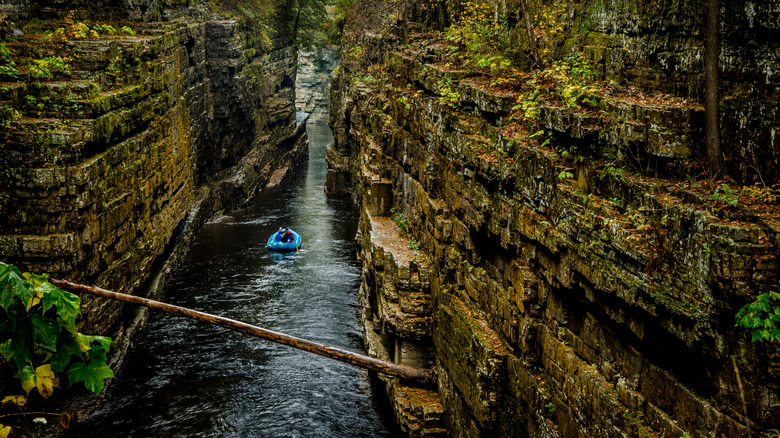 Ausable Chasm Gorge in the Adirondacks, New York