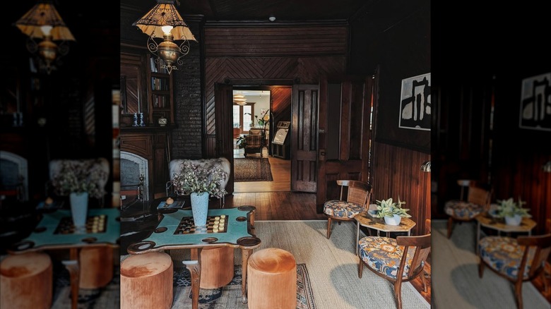 View of the lounge at Hotel Lilien