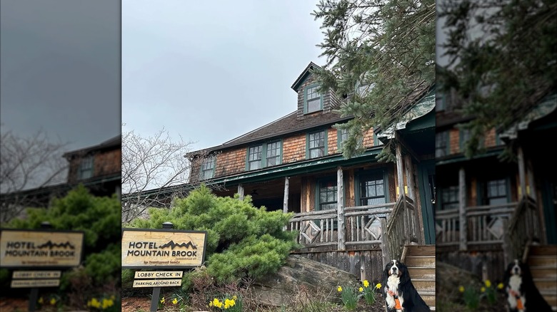 Front of the Hotel Mountain Brook