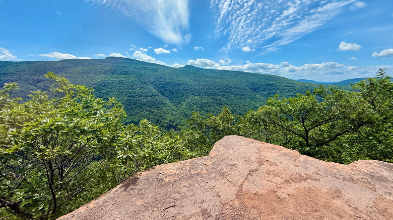 The view from Inspiration Point in New York's Catskills, near Kaaterskill Falls