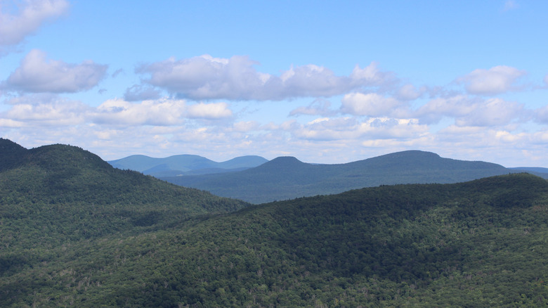 Overlook Mountain in New York's Overlook Mountain Wild Forest, within the Catskill Mountains