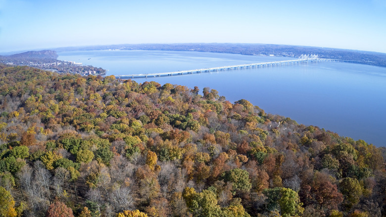 The Governor Mario M. Cuomo Bridge as seen from Nyack