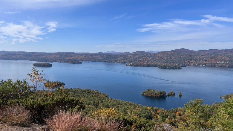 Beautiful overlook of Lake George
