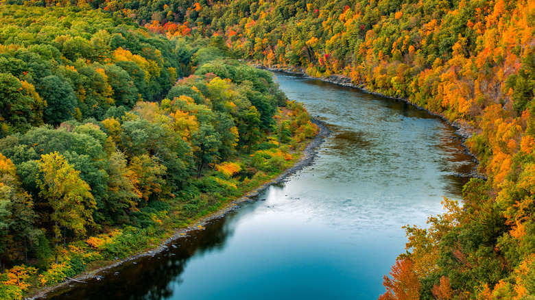 The Upper Delaware River near Port Jervis, New York
