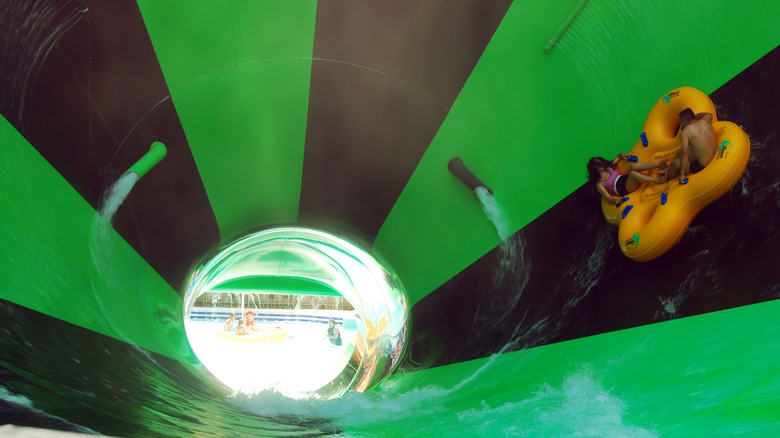 The Alien Invasion ride at Splish Splash in New York
