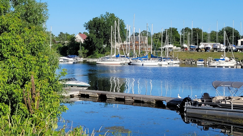 Along the water in Chaumont in the Golden Crescent of the Thousand Islands region of New York