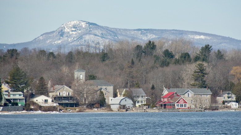 A view of Essex, New York from the water